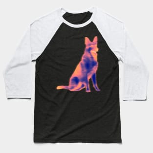 colorful german shepherd Baseball T-Shirt